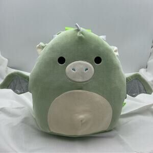 12” Squishmallow Backpack - Drew the Dragon